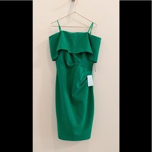 Marina - Kelly green off the shoulder dress - NWT
